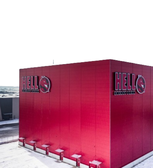 HELL Magas raktár Front